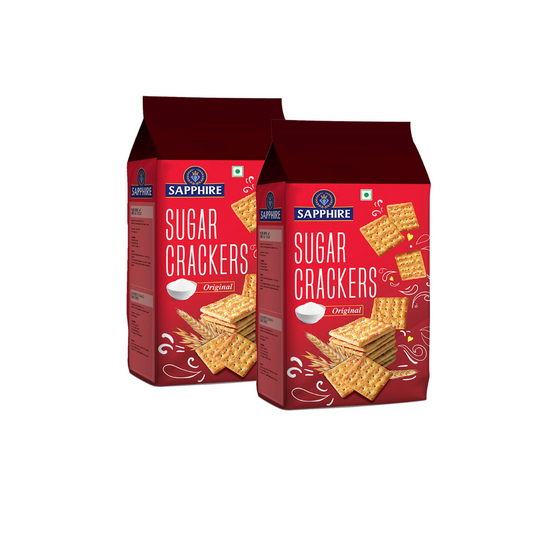 Sapphire Sugar Crackers, 350g (Pack of 2)