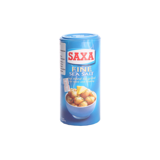 Saxa Fine Sea Salt for Table and Cooking, 350g