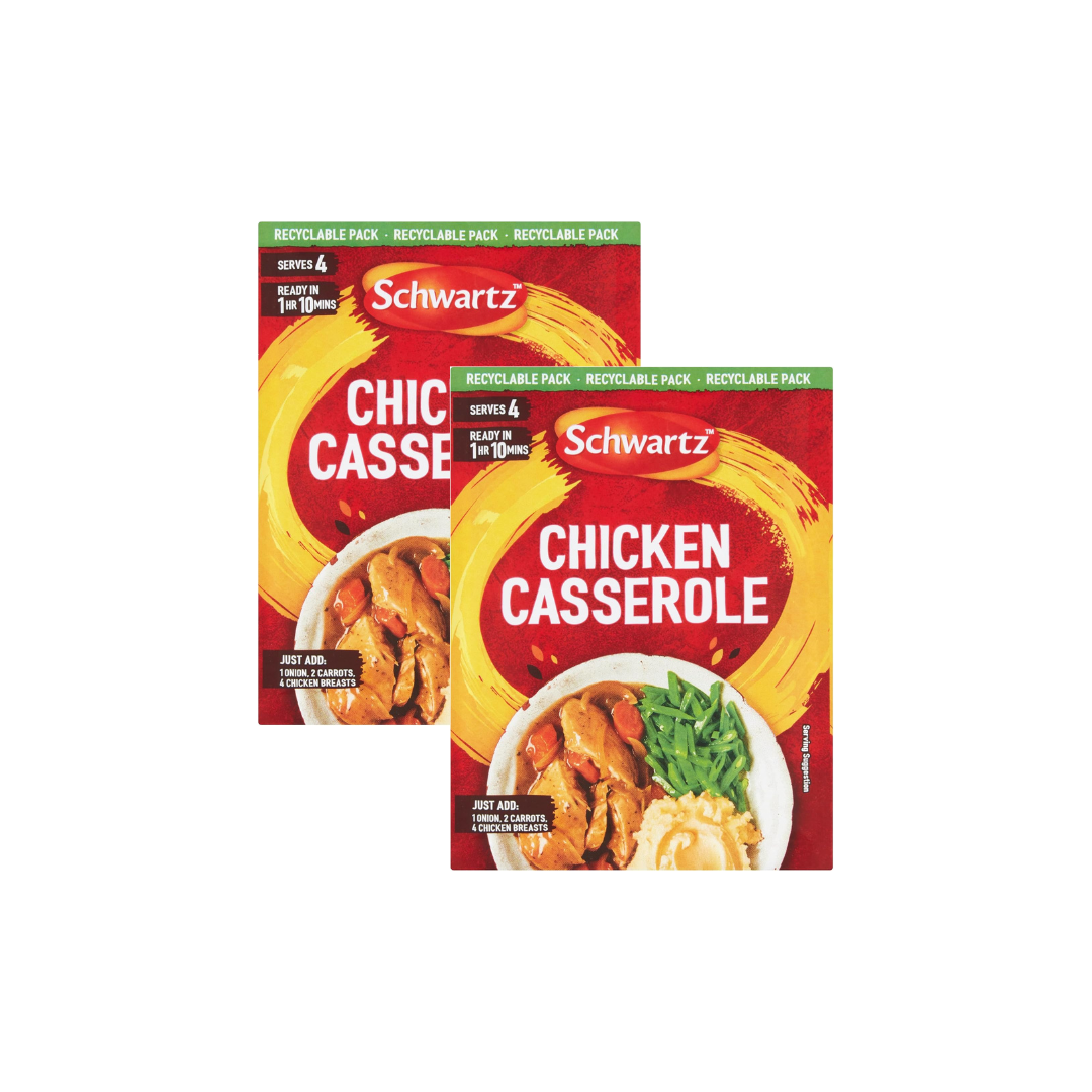 Schwartz Authentic Chicken Casserole Mix 41g (Pack of 2) 