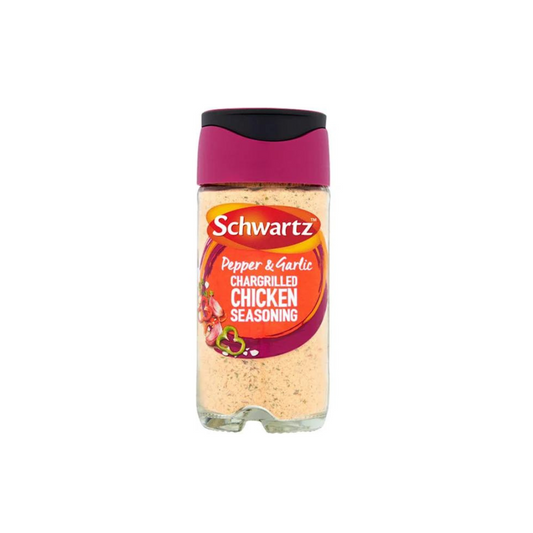 Schwartz Chargrilled Chicken Seasoning Pepper & Garlic 50g