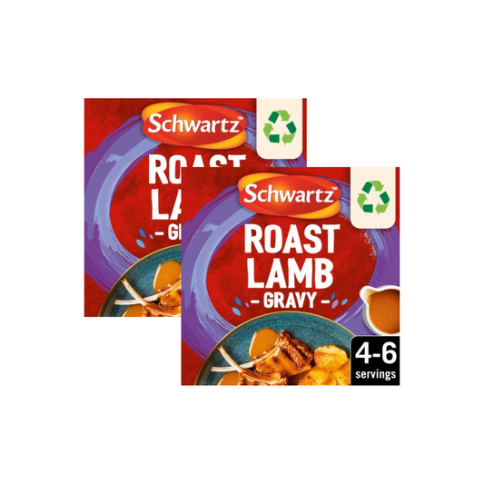 Schwartz Roast Lamb Gravy Mix (Pack of 2) - 26g Each