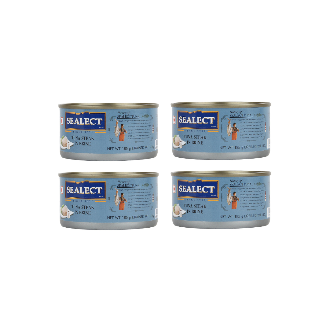 Sealect Tuna Steak in Brine 185g ( pack of 4)