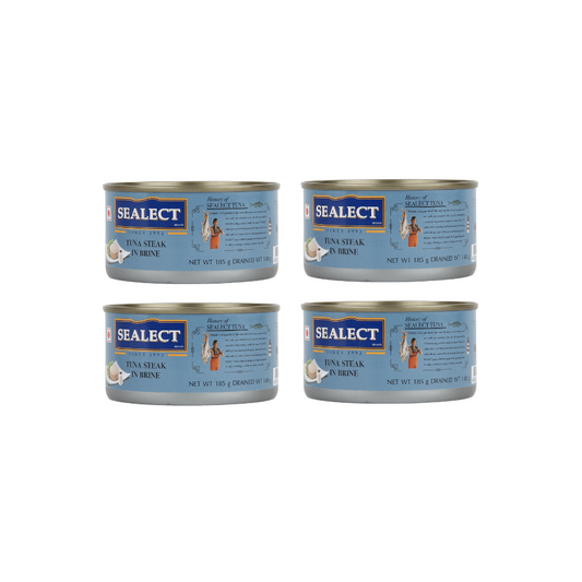 Sealect Tuna Steak in Brine 185g ( pack of 4)