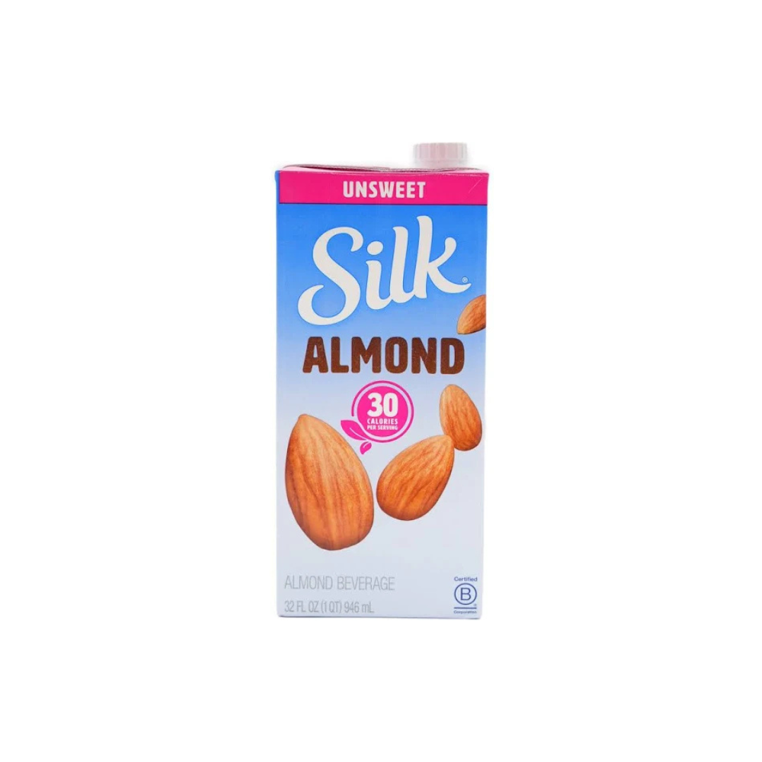 Silk Unsweet Almond Bverages 946ml 