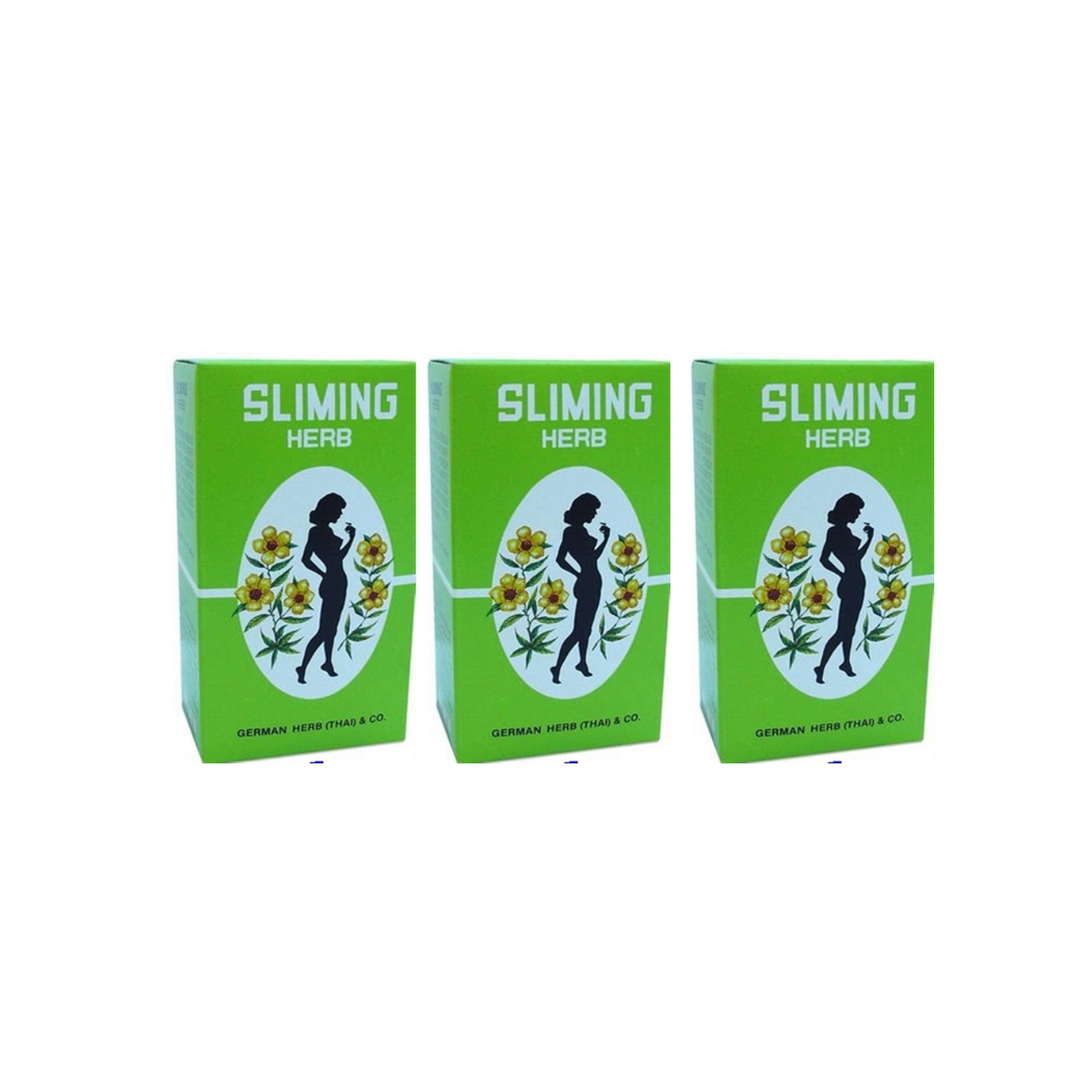 Sliming Herb Diet Tea Bags - 50 Teabags Herbal Tea Box (41g) - Pack of 3| Best Slimming Tea