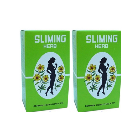 Sliming Herb Diet Tea Bags - 50 Teabags Herbal Tea Box (41g)- (Pack of 2)