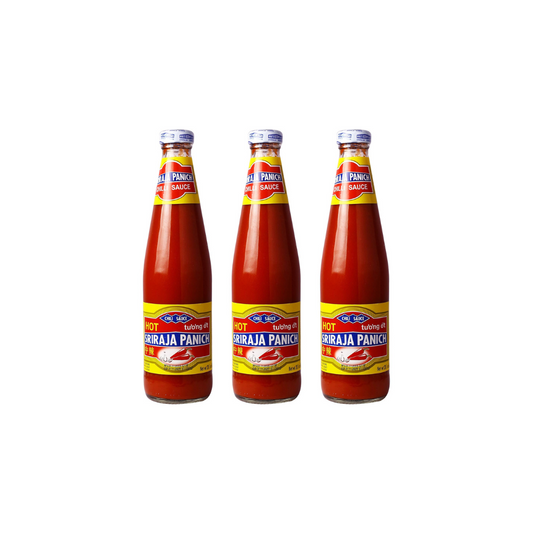 SriRaja Panich Red Chili Sauce HOT -570g (Pack of 3)