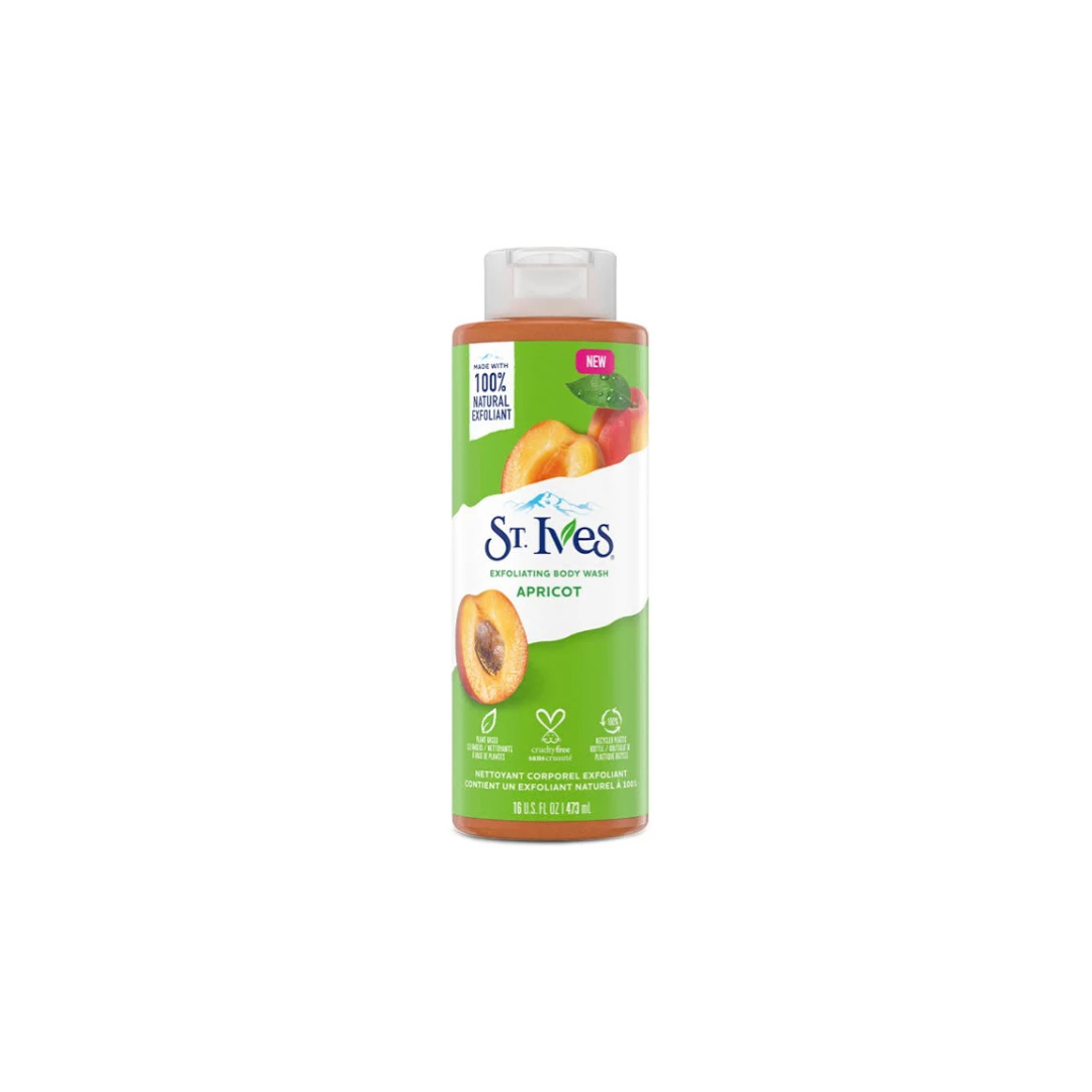 St. Ives Exfoliating Apricot Flavour Body Wash, 473 ml