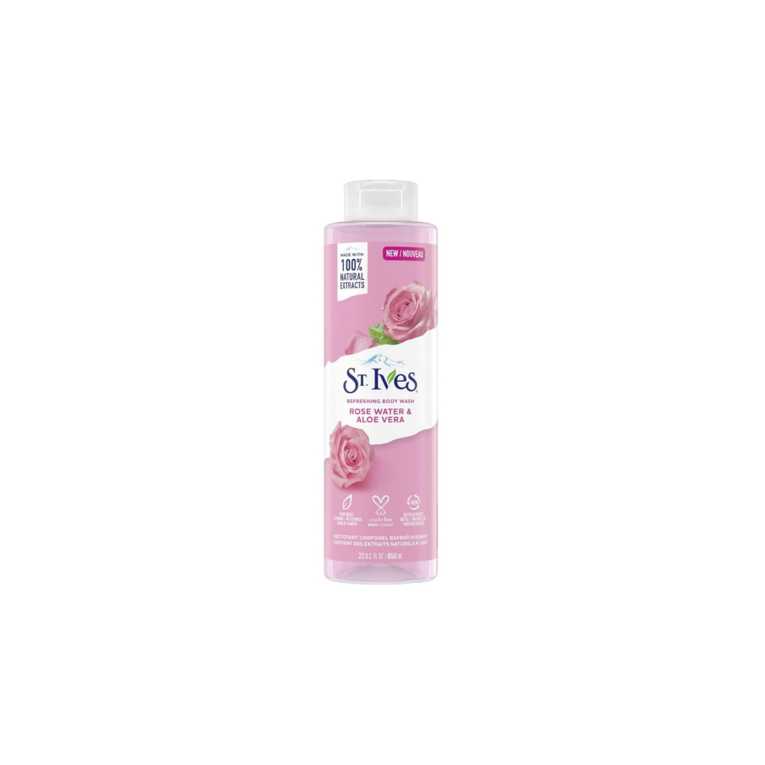 St. Ives Unilever Refreshing Cleanser Rose Water & Aloe Vera Body Wash 650ml