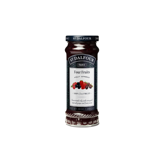 St Dalfour Fruit Preserve, Four Fruit, 284 g