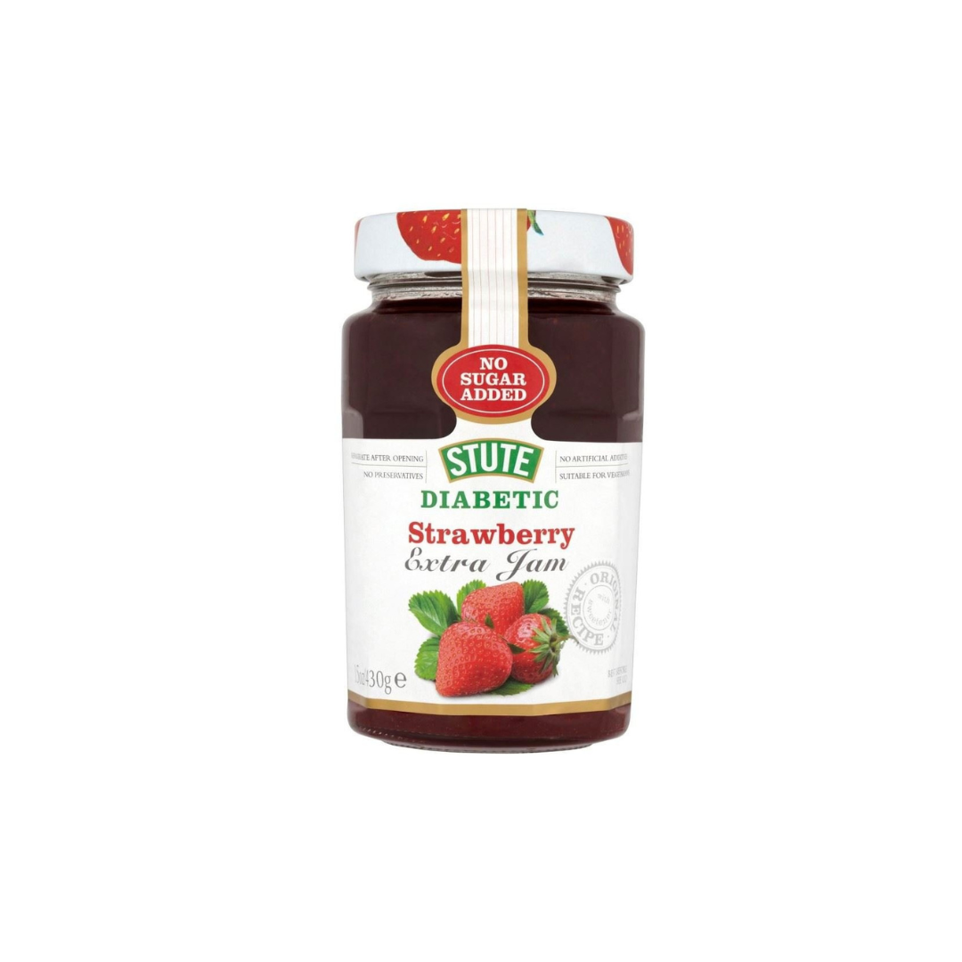 Stute No Sugar Added Strawberry Jam 430g