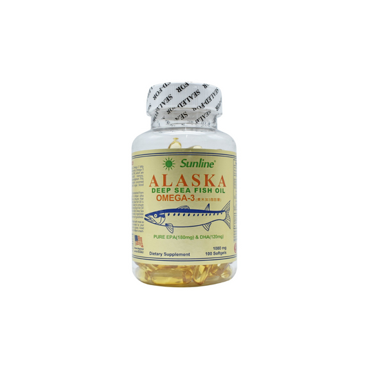 Sunline Alaska Deep Sea Fish Oil Omega 3 - 100 Capsules