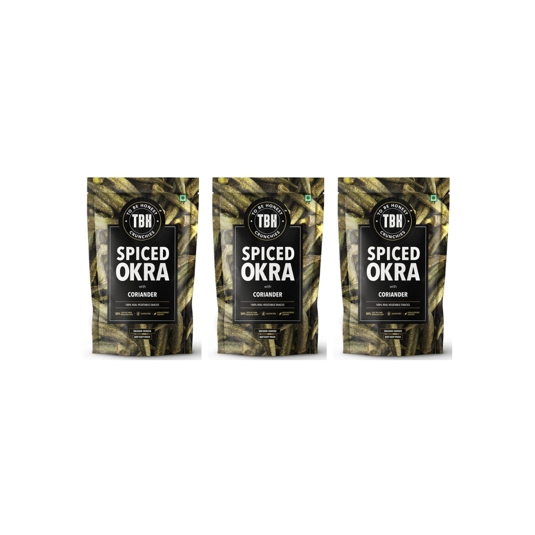 Tbh spiced okra coriander 70g (Pack of 3)