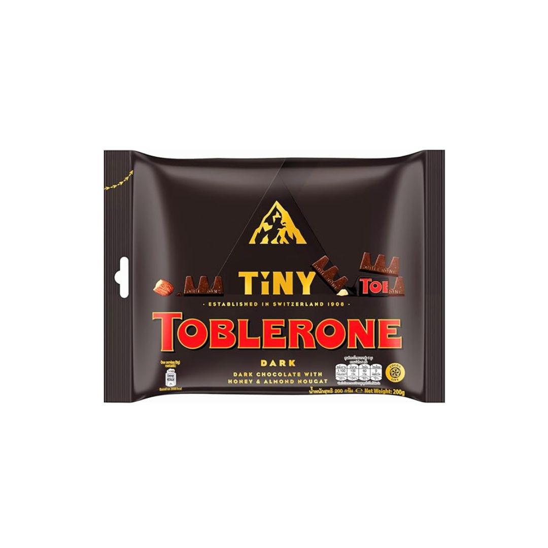 Tiny Tobleronr dark Chocolate With Honey  & Nougat 200g 