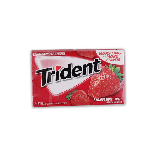 Trident Strawberry Twist Sugar-Free Gum 60g