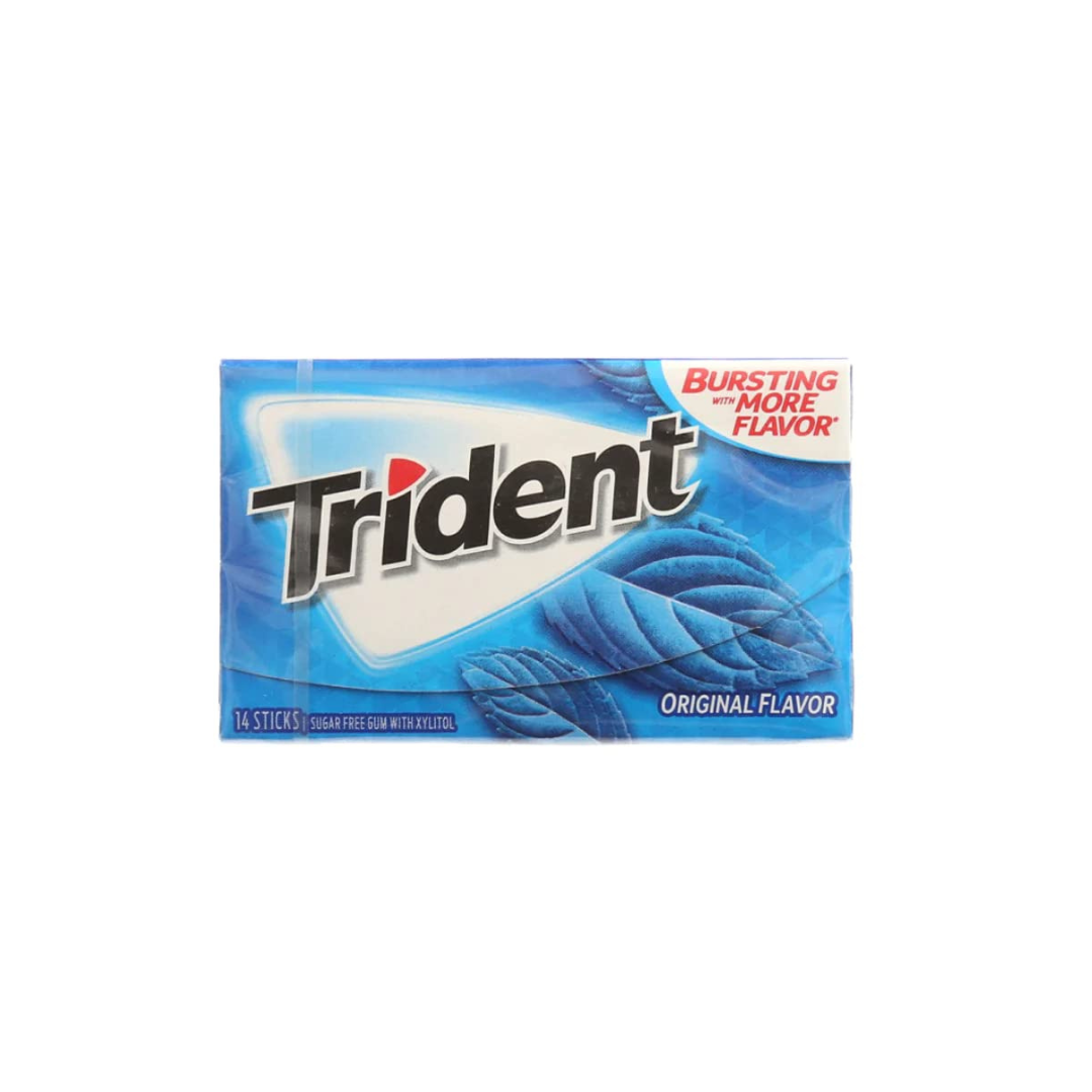 Trident Sugarfree Original Flavoured, 14 Sticks 26g