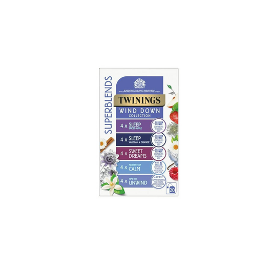 Twinings Superblends Wind Down Collection (20 Teabags), 33.2g