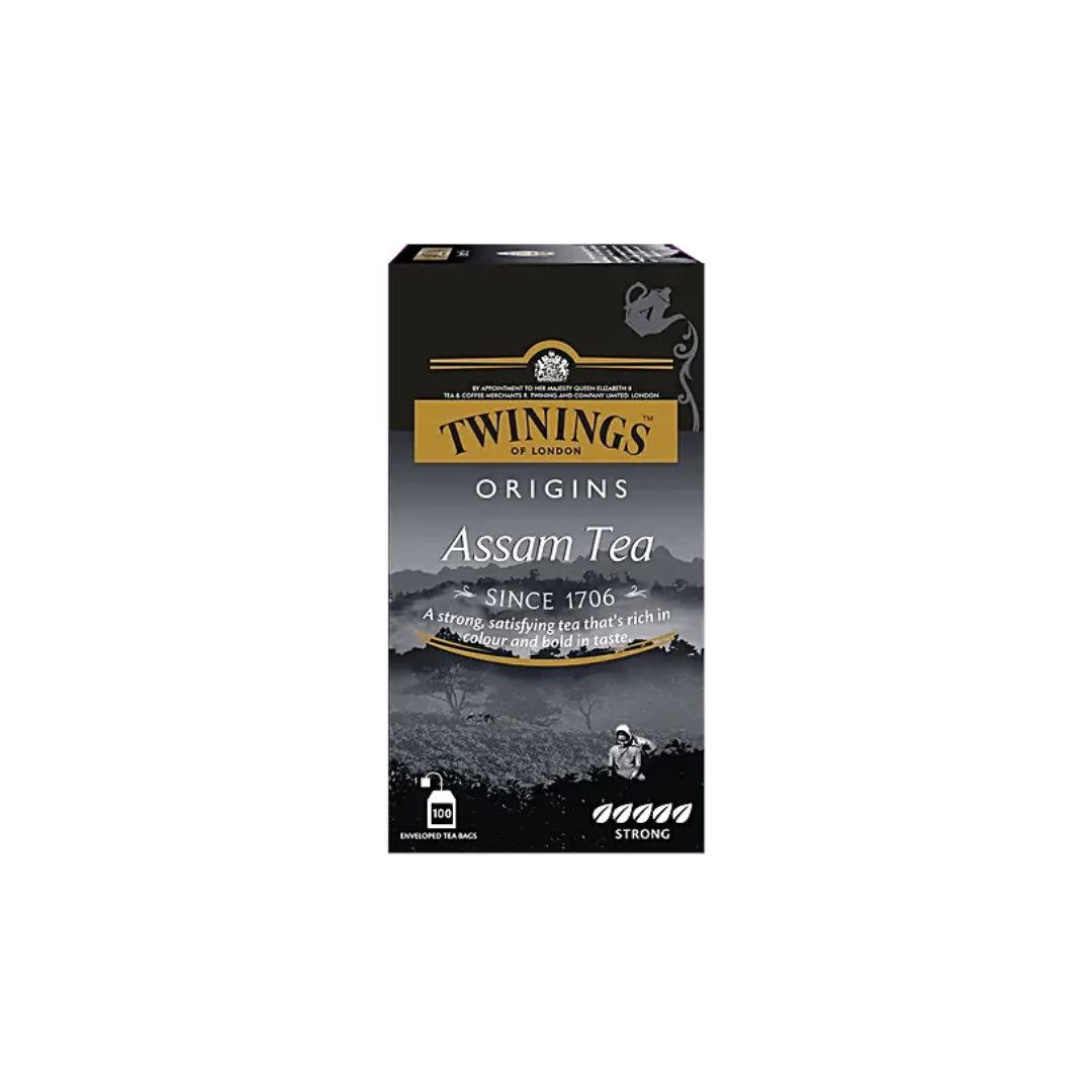 Twinings Assam Tea 100 Tea Bags, 200g   