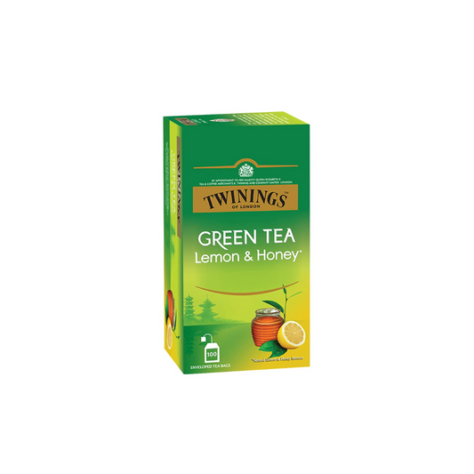 Twinings Green Tea Lemon & Honey, 100 Teabags 200g