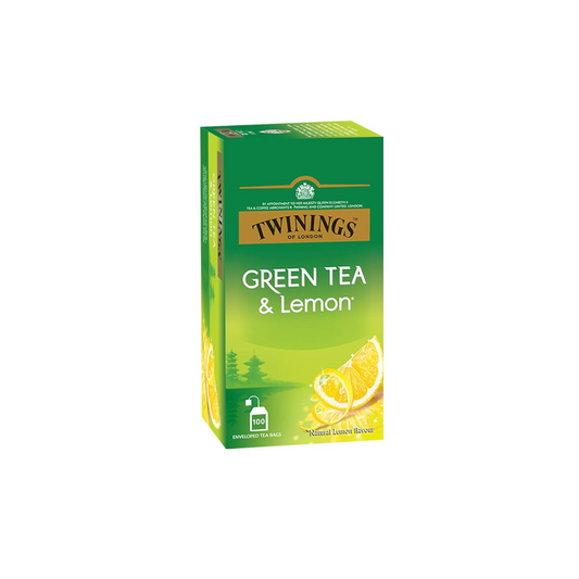 Twinings Green Tea & Lemon 100 Teabags 200g 