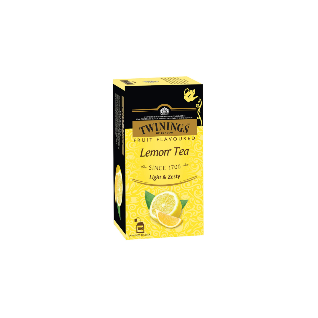 Twinings Lemon Black Tea, 100 Tea Bags,200 G 