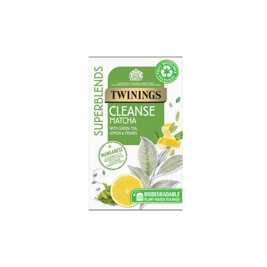 Twinings Superblends Cleanse Matcha Tea 20 Bags 40g