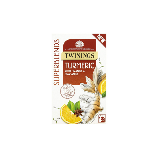 Twinings Superblends Turmeric with Orange and Star Anise 20 Tea Bags