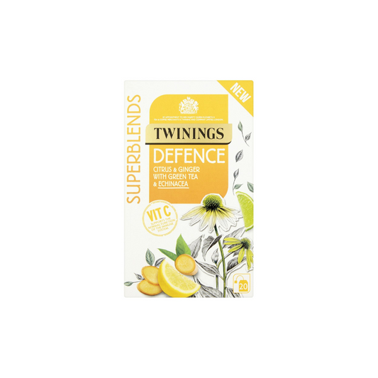 Twinnings Defence Citrus and Ginger with Green Tea and Echinacea 20 Bags