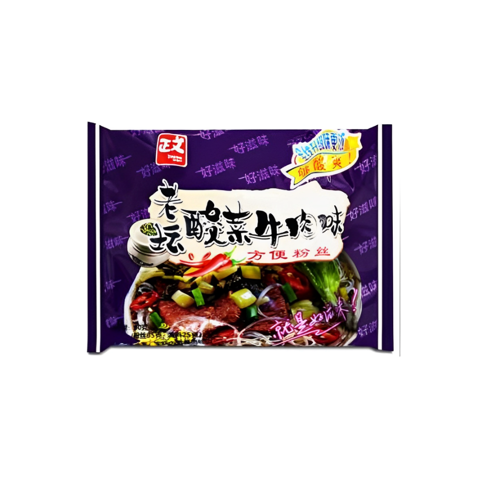 Umai Laoton Pickled Vegetable Instant Sweet Potato Glass Noodles, 93g 