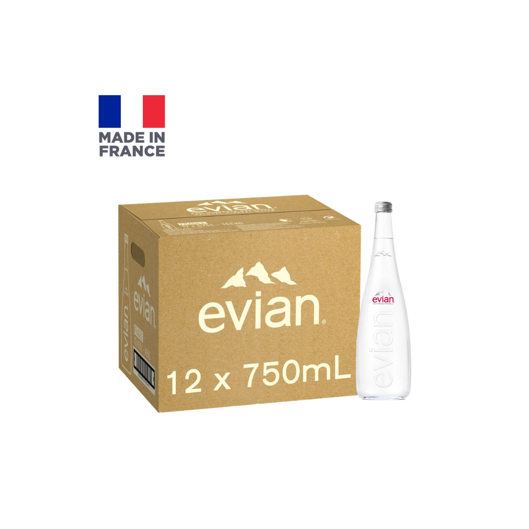 EVIAN NATURAL MINERAL WATER BOTTLE