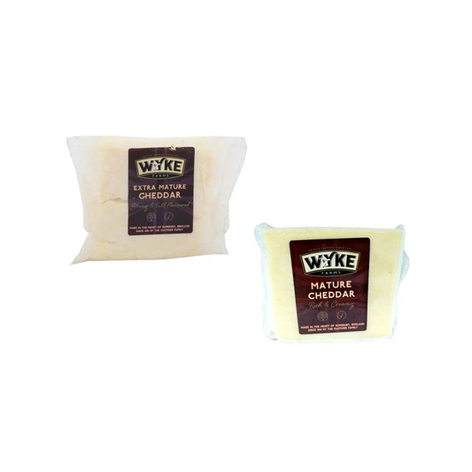 Wyke Extra Mature Cheddar Cheese 200g + Wyke Mature Cheddar Cheese 200g (Combo Pack)