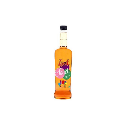 ZONE Peach Flavoured Bar Syrup, 1L Bottle