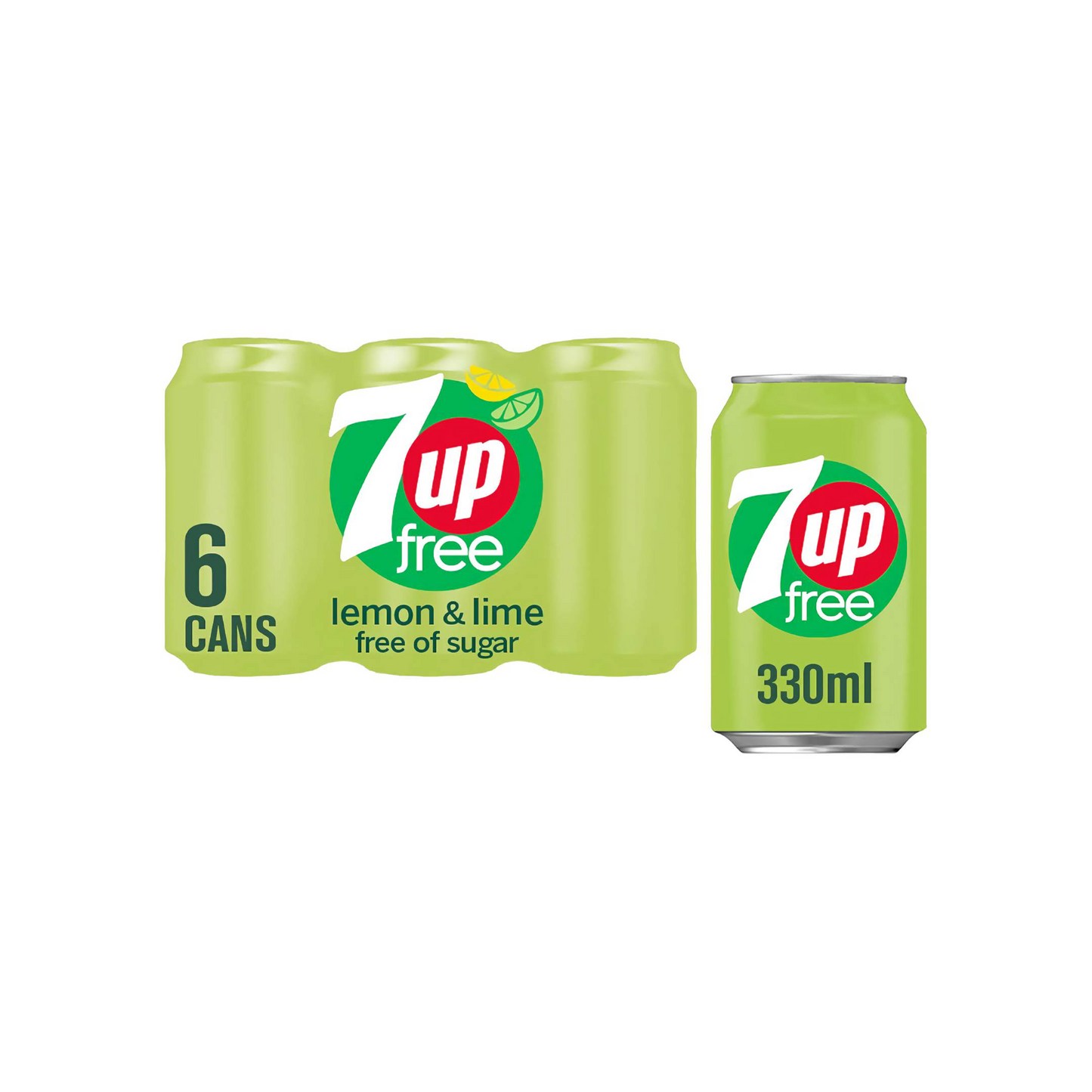 7 Up Free Drink Imported 330ml (Pack of 6) - Buy 7 Up Free Pack of 6