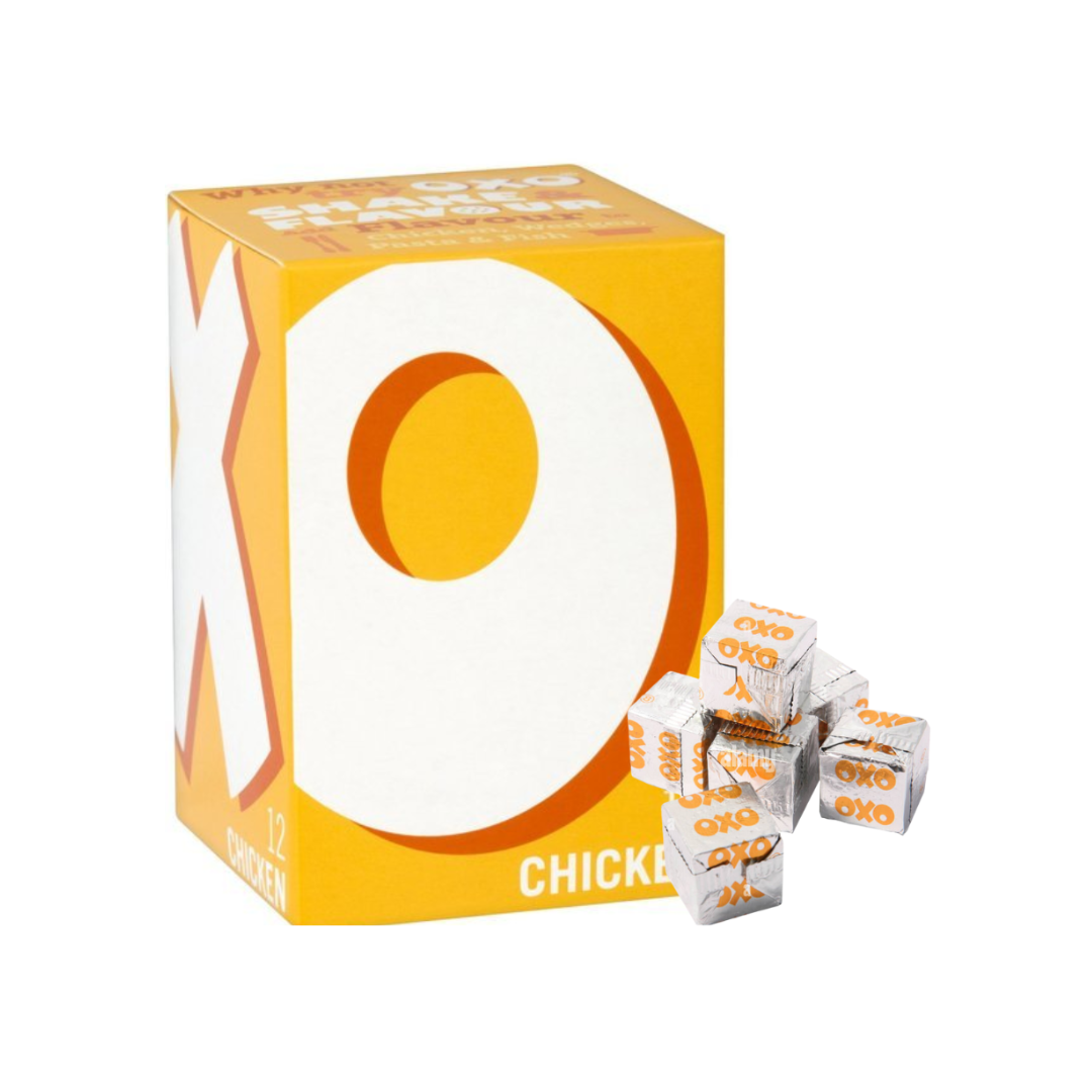 OXO 'BEEF' STOCK CUBES (Genuine) 10 x 12 Cube Packs. Made in the UK.
