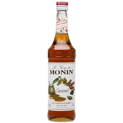 Monin Caramel Syrup Bottle, 700ml