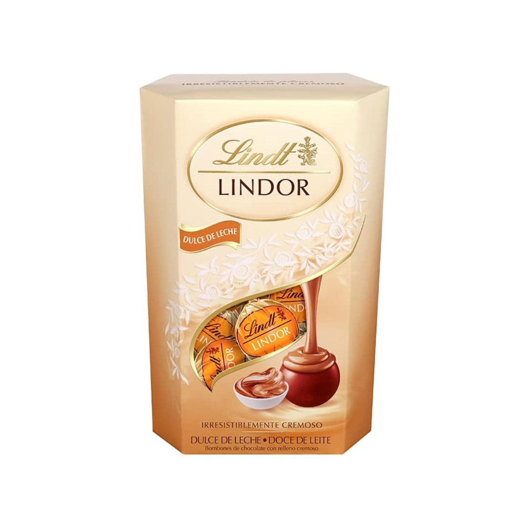  Lindt LINDOR Caramel Milk Chocolate Truffles, Milk